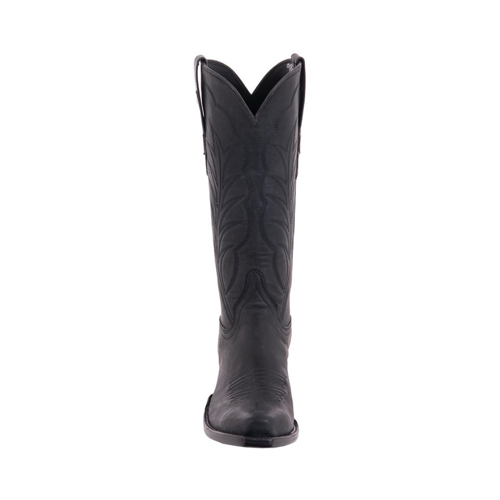 Burns 1876 Goat Leather 13” Mad Dog Winn Stitching Cowboy Boot 7.5 C - Like New! - Picture 10 of 12